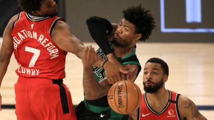 Marcus Smart & Celtics Tangle with Raptors, Prep for Game 7 [LOOK]
