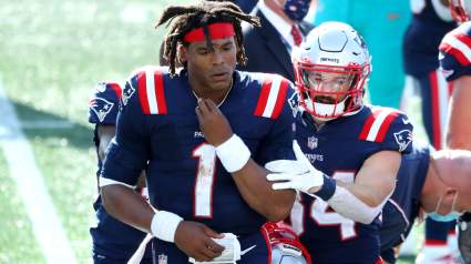 Patriots Cam Newton Talks About Potential Hamstring Injury