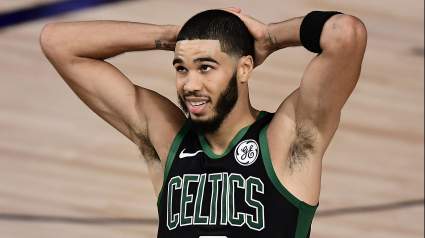 Jayson Tatum’s Son, Deuce, in NBA Bubble Ahead of Celtics’ Rough Game 1