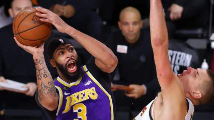 Lakers’ Anthony Davis Records Epic Block on Nuggets Rookie [WATCH]