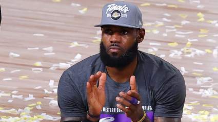 LeBron James Reveals Thoughts as He Sat During Lakers Celebration