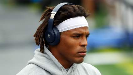 Cam Newton’s Eye-Popping Outfit Stole the Show at the Presser