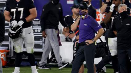 Ravens’ John Harbaugh Ditches Mask To Scream at Refs [WATCH]