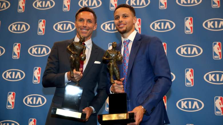 Steve Nash, left, helped Stephen Curry win an MVP award while working with the Warriors.