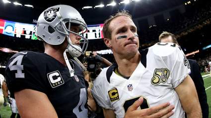 Raiders’ Derek Carr Uses Drew Brees to Throw Shade at Critics