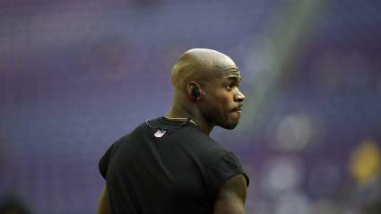 Adrian Peterson Has First Practice in Lions Jersey [LOOK]