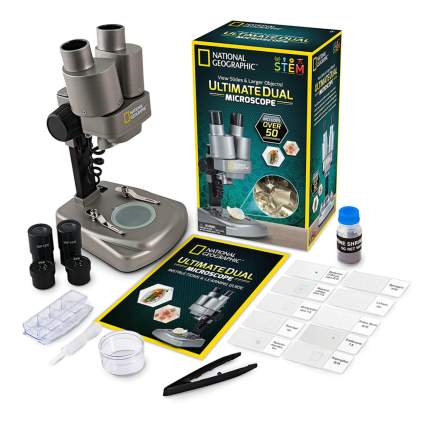 dual LED microscope and science kit