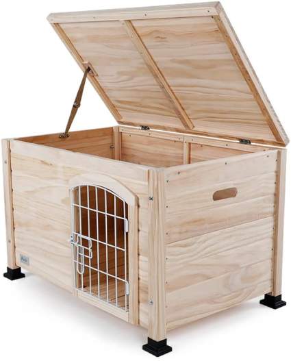 wooden dog house for list