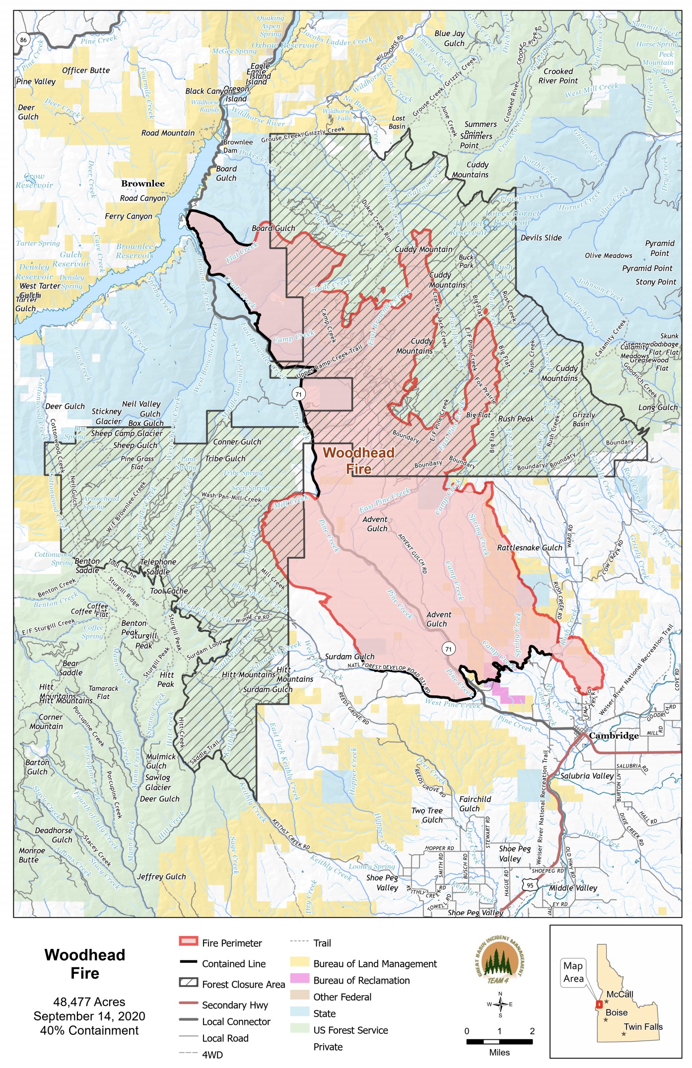 Idaho Fire Map Fires & Evacuations Near Me [Sept. 14]