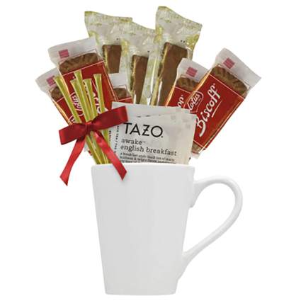 tazo tea gift set with mug