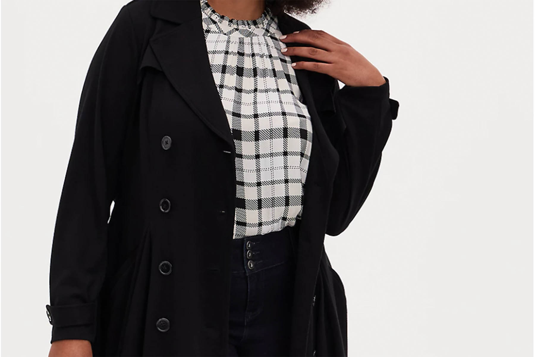 trenchcoat dame plus size