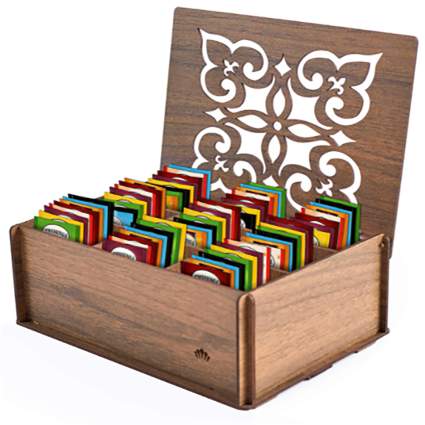 twinings wooden tea chest
