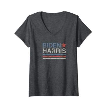 Biden Harris Vintage Design V-Neck T-Shirt