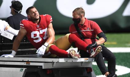 49ers HC Says Nick Bosa ‘Likely’ Tore ACL Against Jets