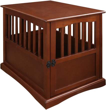 wooden dog crate for list