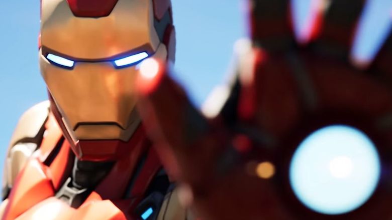 Fortnite Iron Man Unibeam Crash Pads Make Crazy Combo Heavy Com
