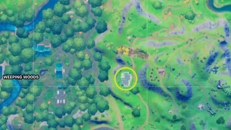 fortnite the lair challenge location