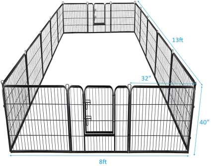 Portable dog fence for list