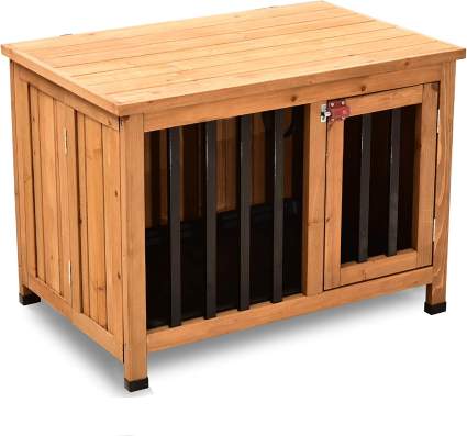 wooden dog kennel for list