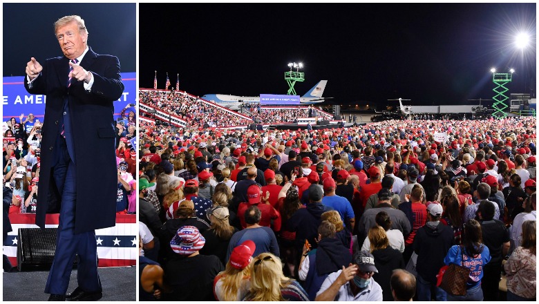 Trumps Pennsylvania Rally Pittsburgh Crowd Size Photos 8069