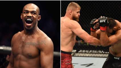Jon Jones Reacts to Jan Blachowicz Winning the Light Heavyweight Title at UFC 253