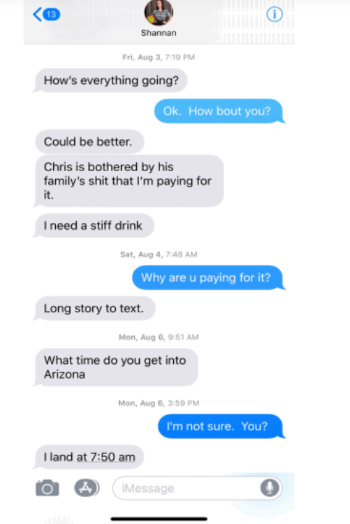 Shanann Watts’ Text Messages About Husband Chris Watts | Heavy.com