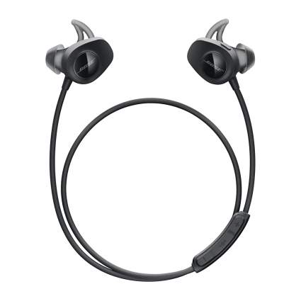 Black Bose Soundsport bluetooth headphones