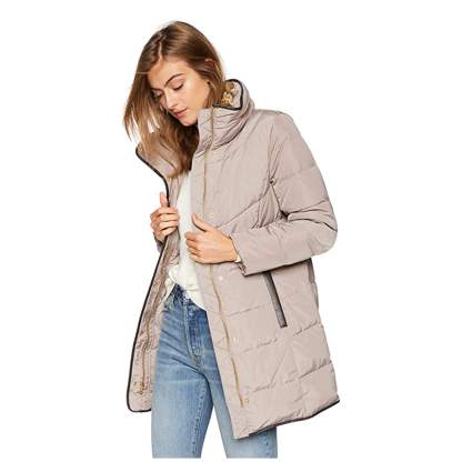 tan quilted winter jacket