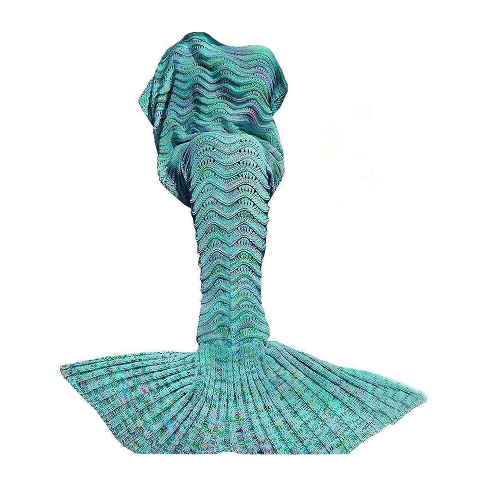 Follow Your Dreams Inc Novelty Cozy Fleece 54 Soft Mermaid Tail Blanket for Adults & Kids 