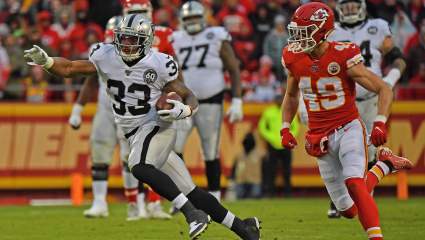Chiefs Add Ex-Raiders RB to Roster, Sign WR to Practice Squad