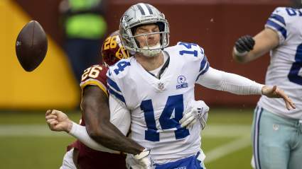 Cowboys QB Andy Dalton Leaves Game After Illegal Hit to Head [WATCH]