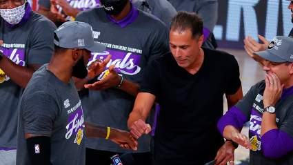 Lakers’ Rob Pelinka Claps Back at Championship Asterisk Notion