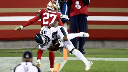 Eagles All-Pro Gets Carted Off, Travis Fulgham Erupts in Defeat
