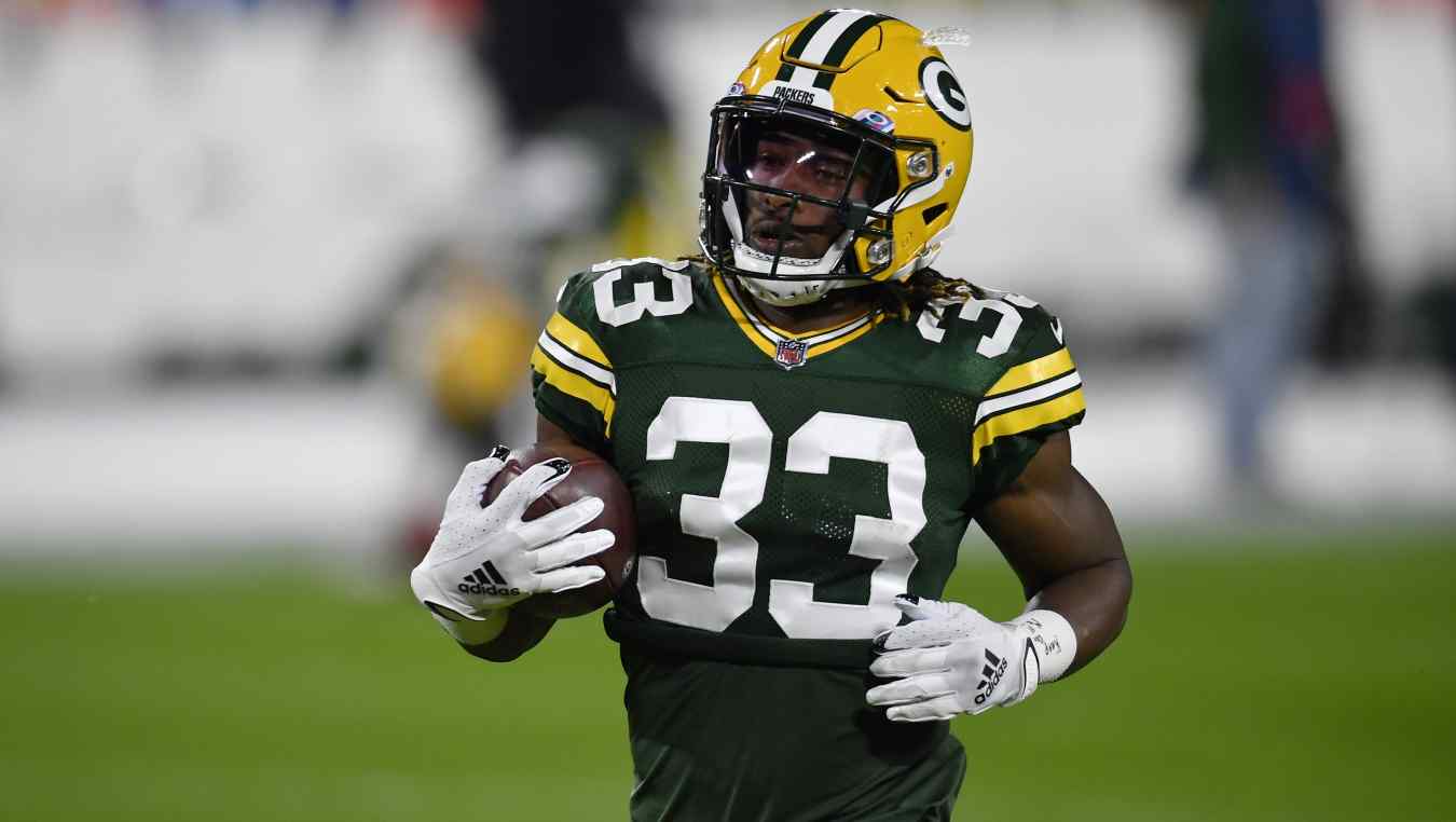 Packers Update RB Aaron Jones' Injury Status vs. Texans