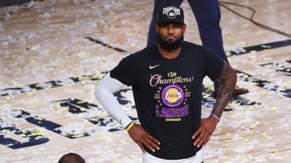 Kanye West’s Best Man Co-Branding Lakers, LeBron James’ Championship Rings