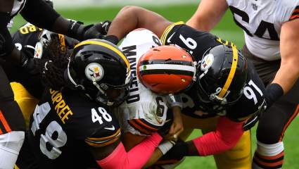 Browns Bench QB Baker Mayfield Against Steelers