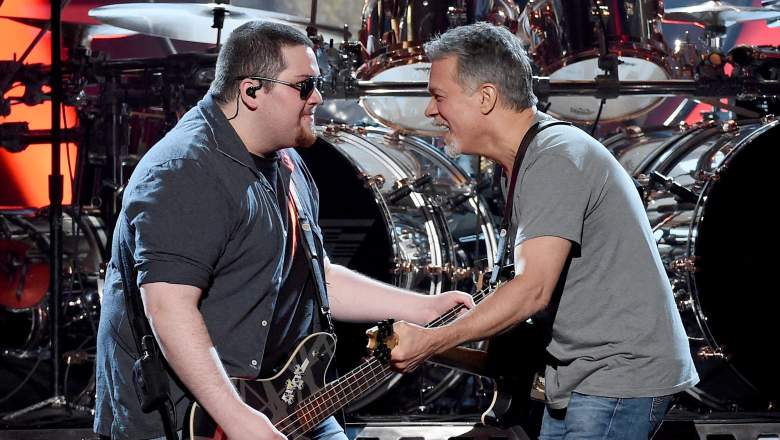 Wolfgang Van Halen and Eddie Van Halen