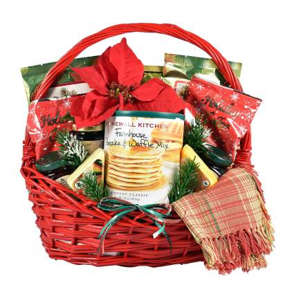 Holiday gift food basket