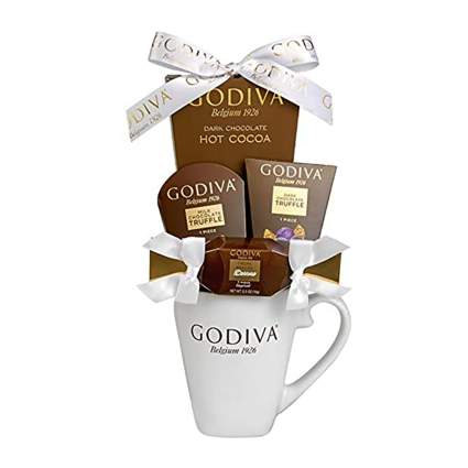 Godiva cocoa mug gift set