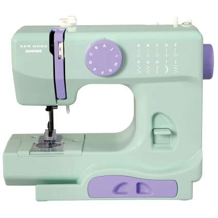 mint and lavender basic sewing machine