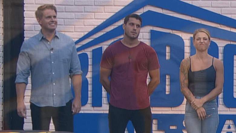 Memphis Garrett, Cody Calafiore, and Christmas Abbott on Big Brother Season 22