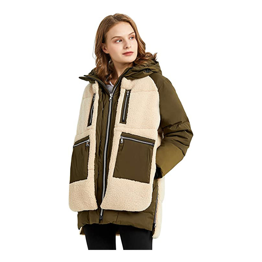 womens sherpa lined winter jacket