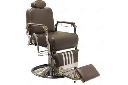 brown SkinAct barber chair