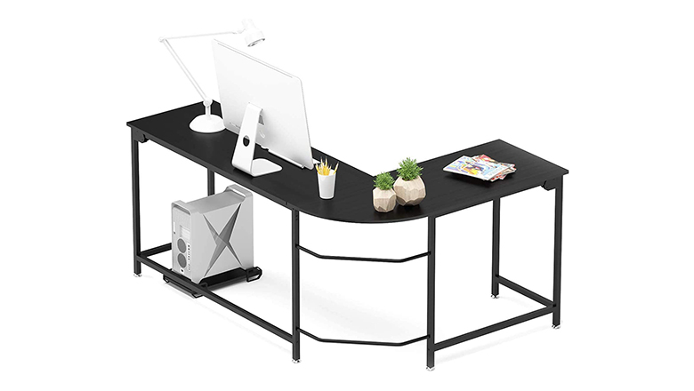 Teraves Modern L-Shaped Corner Computer Desk