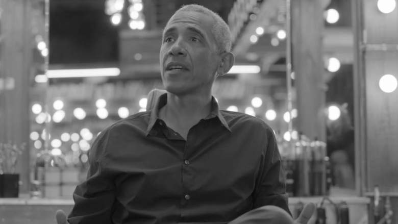President Barack Obama on The Shop: Uninterrupted with LeBron James and Maverick Carter.