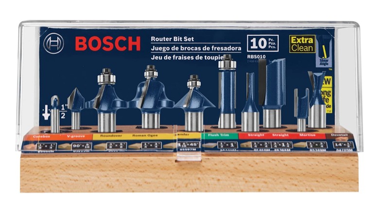 Bosch RBS010 Router Bit Set