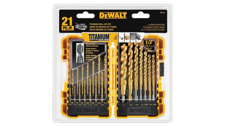 DeWalt 21-Piece Titanium Drill Bit Set