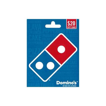 dominoes pizza gift card