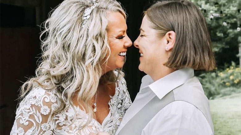 Elaine Stott and Tonya Gambrel were recently married in Kentucky