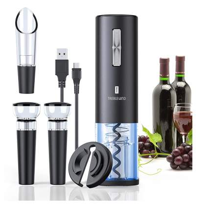 electric wine opener set